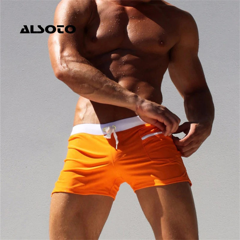 ALSOTO Shorts Men Short Fashion Brand Boardshorts Breathable Casual Mens Shorts