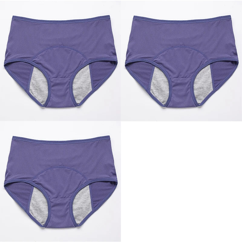 3pcs/Set Leak Proof Menstrual Panties Women Period Underwear Sexy Pants