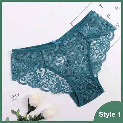 Plus Size S/Xl Fashion High Quality Transparent Women's Panties Lace Soft