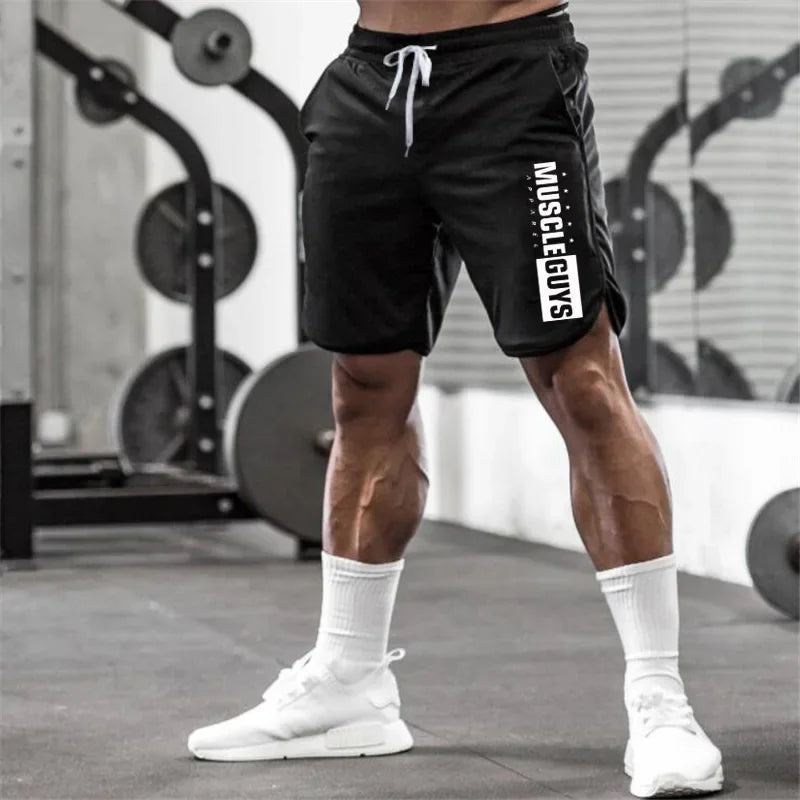 Muscleguys Gyms Shorts Mens Short Trousers Casual Joggers Mens Shorts