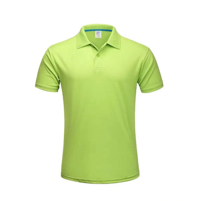 Running Dry Fit Polo Shirts Men Polyester Golf T Shirts Mens Sport T-Shirt