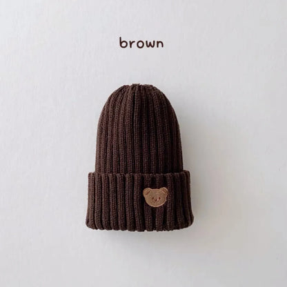 Korea Spring Autumn Kids Boys Hat Candy Color Baby Boys Knit Hat Baby Girls