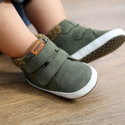 Baby Shoes Boy Girl Winter Warm Infant Snow Boots Fleece Soft Bottom Sneakers