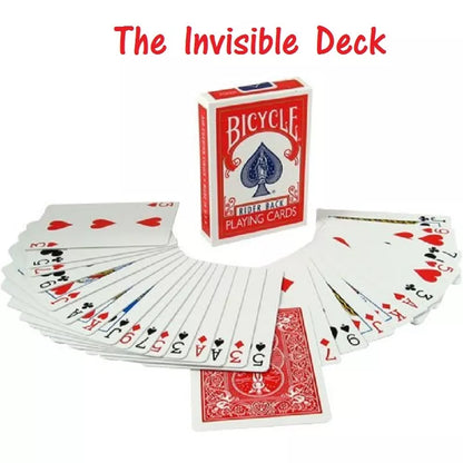 The Invisible Deck Amazing Magic Cards Close Up Street Magic Tricks Stage Magic