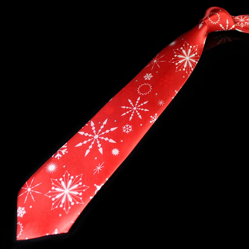 Novelty Design Christmas Ties Red Good Quality Printed Necktie Halloween