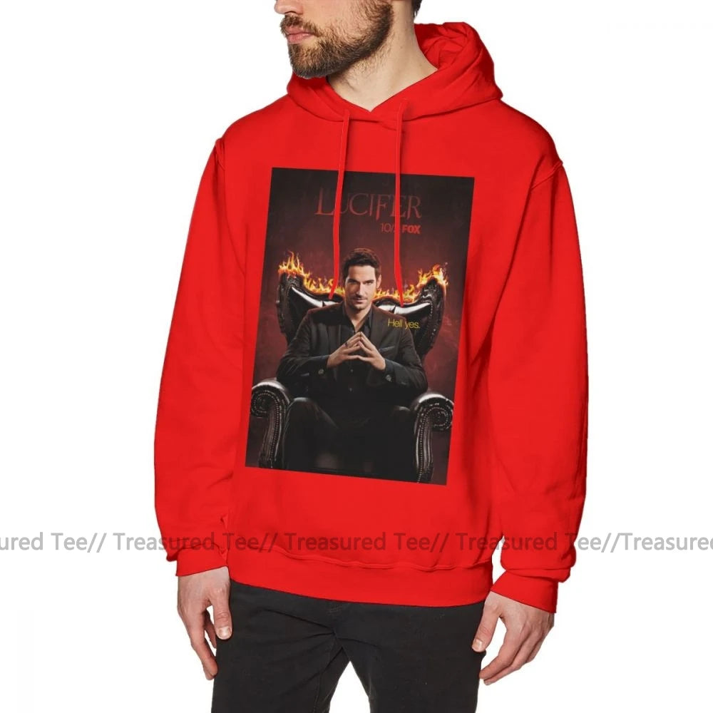 Lucifer Hoodie Lucifer Morningstar Hoodies Nice Outdoor Pullover Hoodie