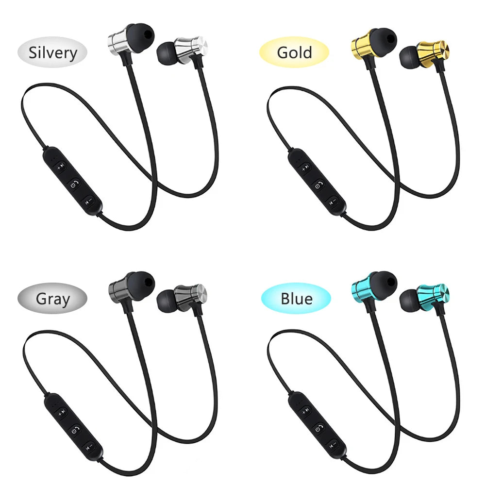 Wireless Bluetooth-Compatible Earphones Sport Magnetic Earpiece Fone De Ouvido