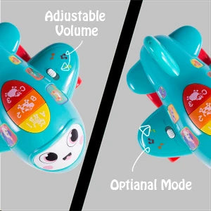 Baby Plane Toys Electronic Musical Airplane Toy for Toddlers