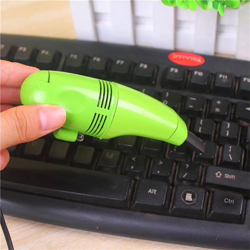 Small Portable USB Vacuum Cleaner Brush Dust Collector Computer Keyboard Phone