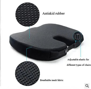 High Quality Memory  Foam Non-Slip Cushion Pad Inventories,Adjustable Car Seat