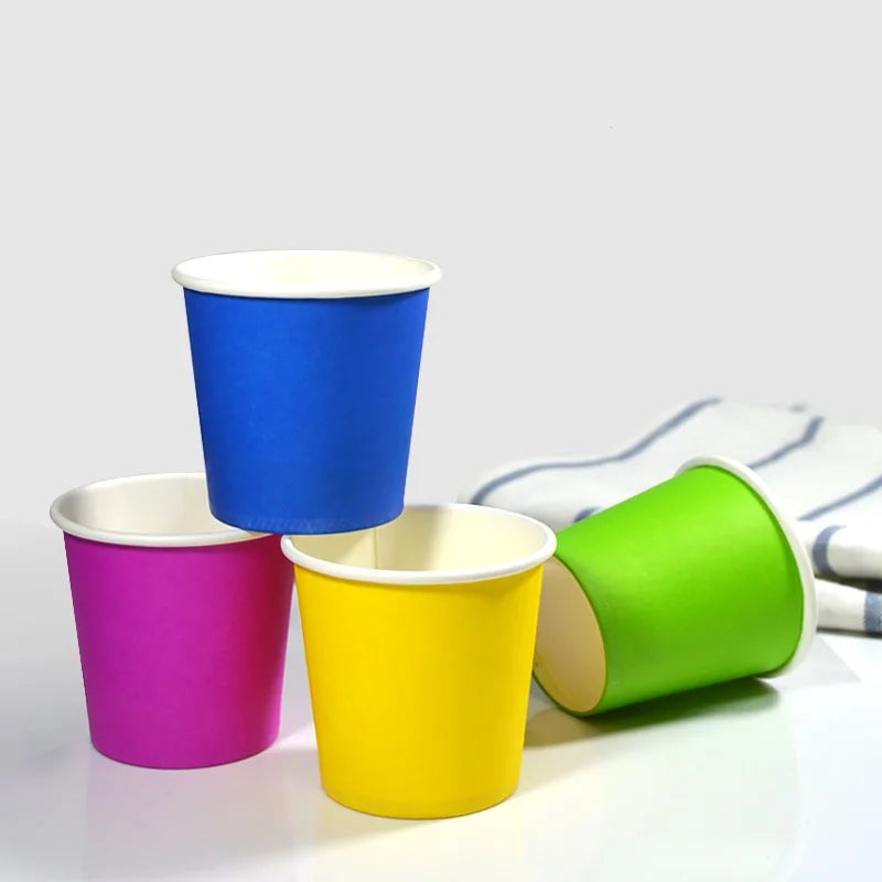 4oz Disposable Cups Thick Tasting Concentrated Color Tasting Cup