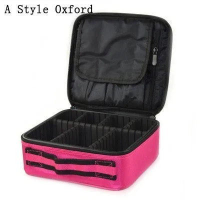 New Female Fashion Professional Makeup Suitcase for Cosmetics Case Marble