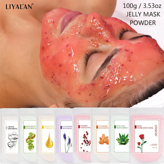 Hydrojelly Peel Off Facial Clean Pores Rose Jelly SPA Facial Skin Care