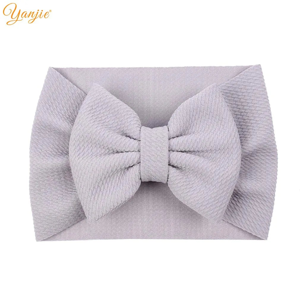 YANJIE 2023 New Turban Fashion 5'' Hair Bows Headband