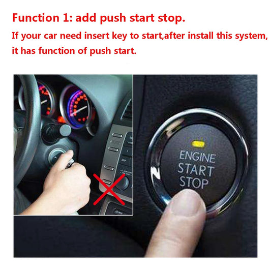 For Toyota New Camry 2019-2023 Car Upgrade Push Button Start Stop Remote Key