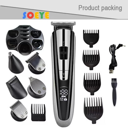 Kemei Hair Trimmer Electric Hair Clipper Beauty Kit Multifunction Trimmer