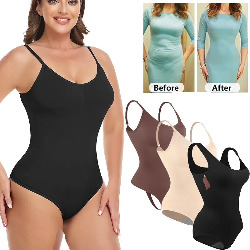 Bodysuit Women Shapewear Tummy Control Butt Lifter Body Shaper Smooth Invisible