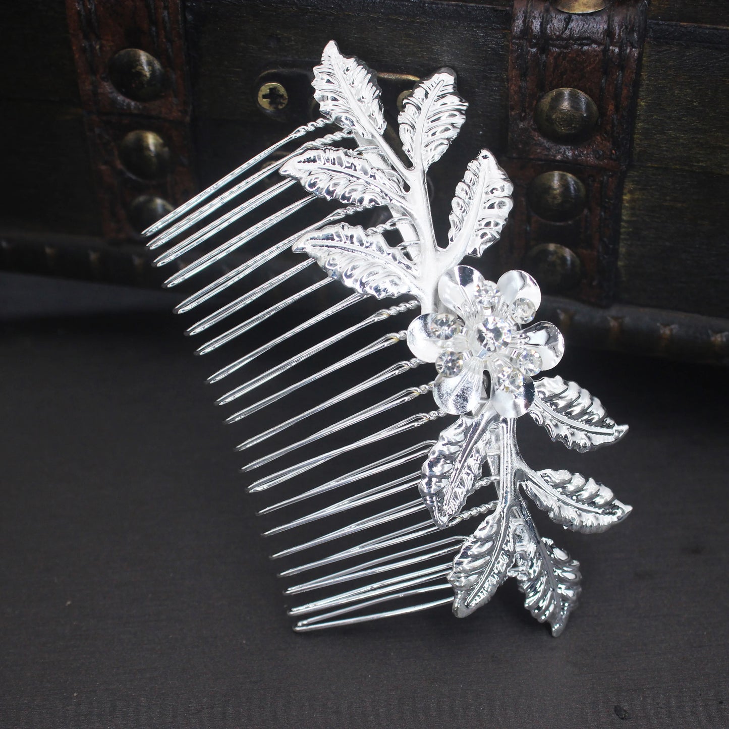 Metal Leaf Hair Clips Women's Hair Accessories Fashion Bridal Wedding Hair