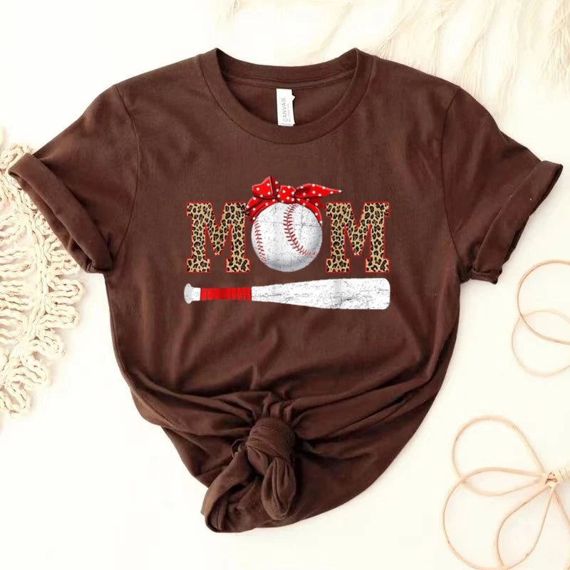 Baseball Mom Shirt - Baseball Shirt  Sports Apparel  Woman Tshirts  Graphic