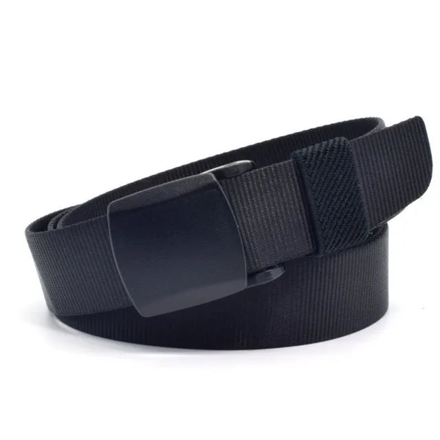 Best YBT Canvas Belt Plastic Smooth Buckle Belt Boys Teenagers Anti Allergy