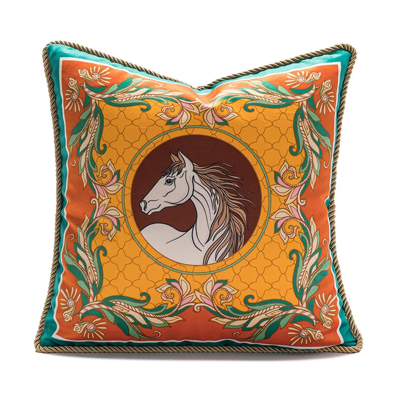 Chinese Retro Throw Pillow Sofa Embroidery Pillow Case Sofa Cushion Cover Pillow