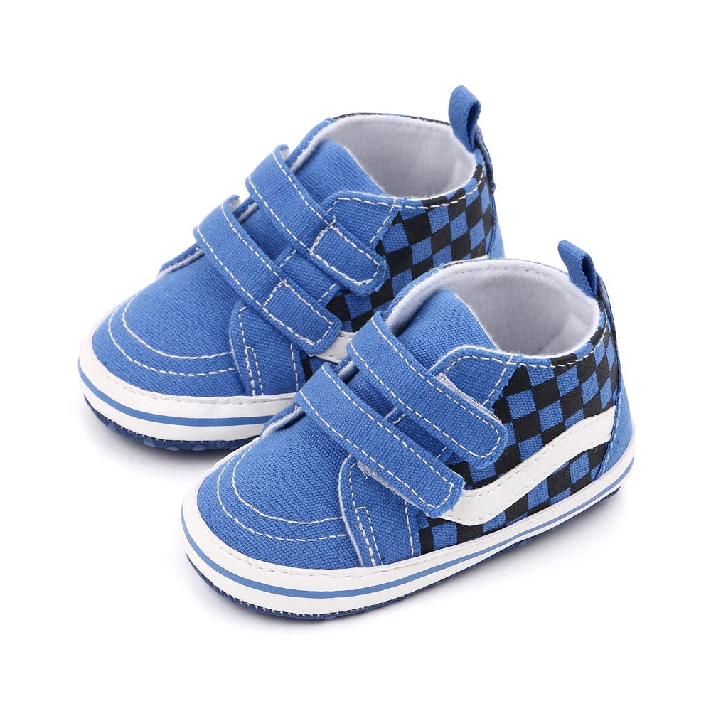 Newborn Baby Boys Shoes Pre-Walker Soft Sole Pram Shoes