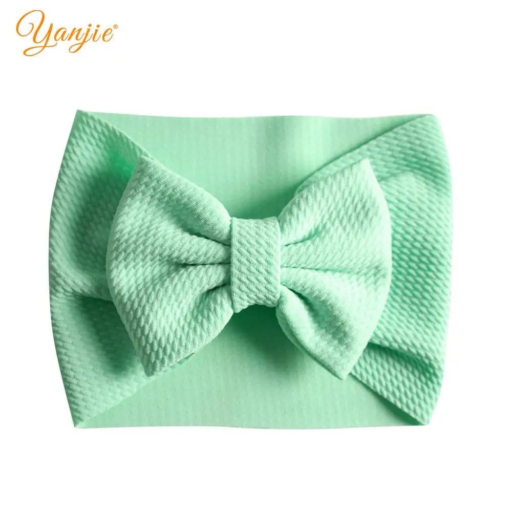 YANJIE 2023 New Turban Fashion 5'' Hair Bows Headband