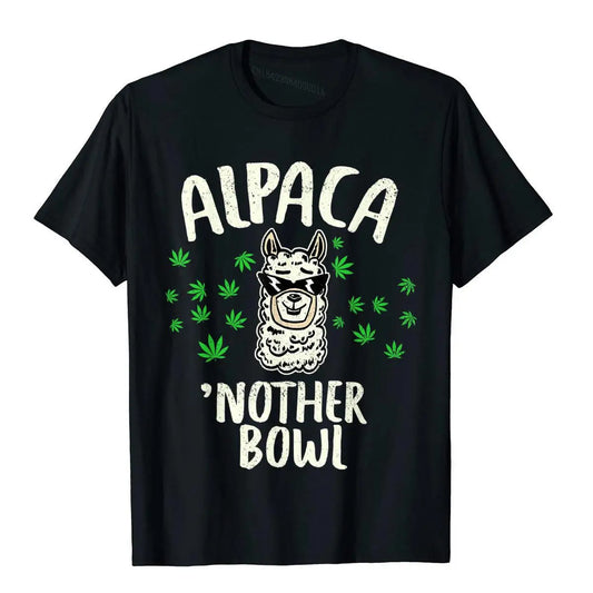 Alpaca 'Nother Bowl Funny Marijuana Weed Smoker T-Shirt High Quality Novelty