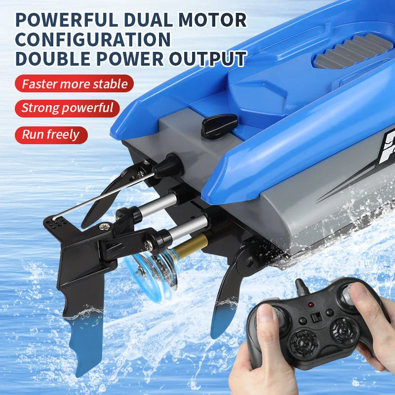 601 RC High-Speed Boat 25Km/H 2.4G Waterproof Remote Control Ship Speedboats