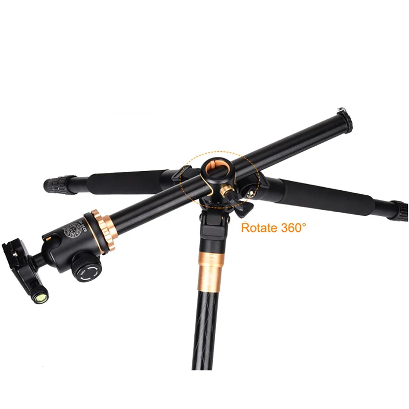 QZSD Q999H Aluminium Alloy Camera Tripod  Video Monopod Professional Extendable