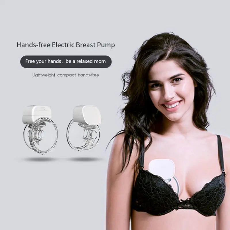 Electric Breast Pump Wearable Automatic Milker USB Rechargable Milk Extractor