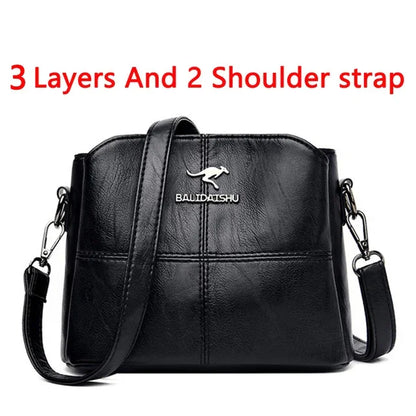 Women Embroidery Tote Bag High Quality Leather Ladies Handbags