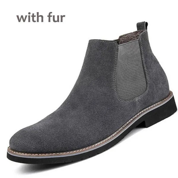 YIGER NEW Men Chelsea Boots Ankle Boots Fashion Men's Male