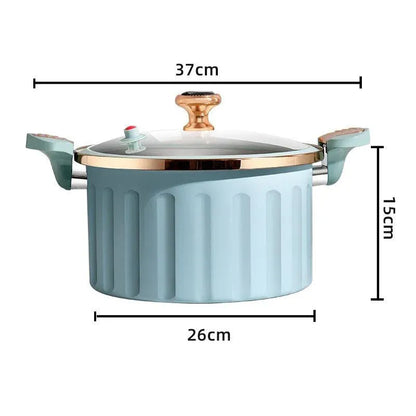 8L Non-Stick Enamel Micro Pressure Cooker