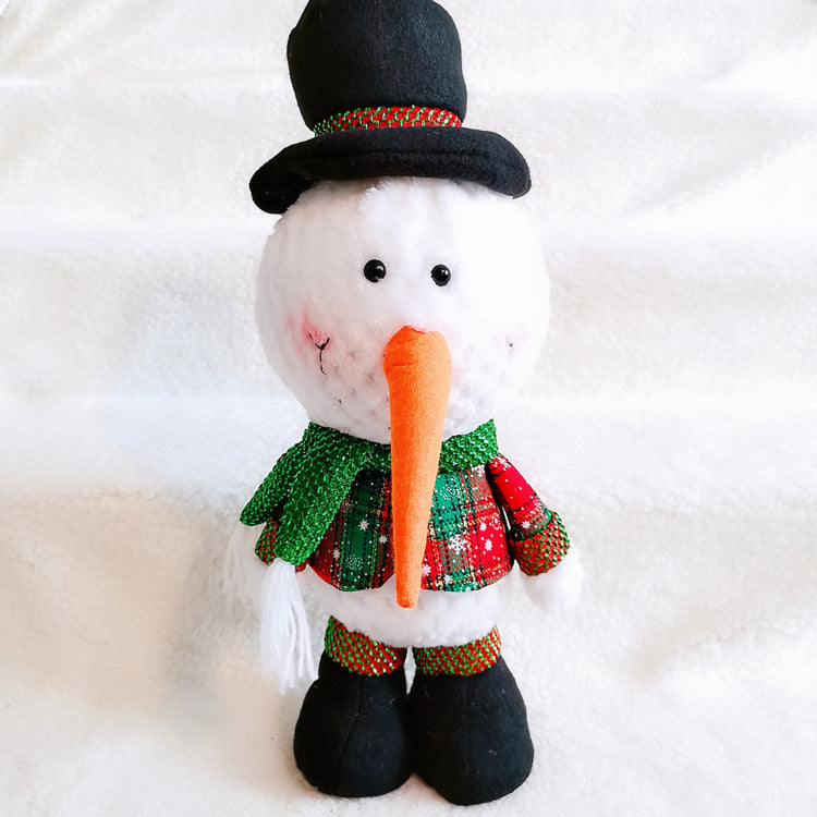 Hot Christmas Decoration Kids Toys Elk Snowman Doll