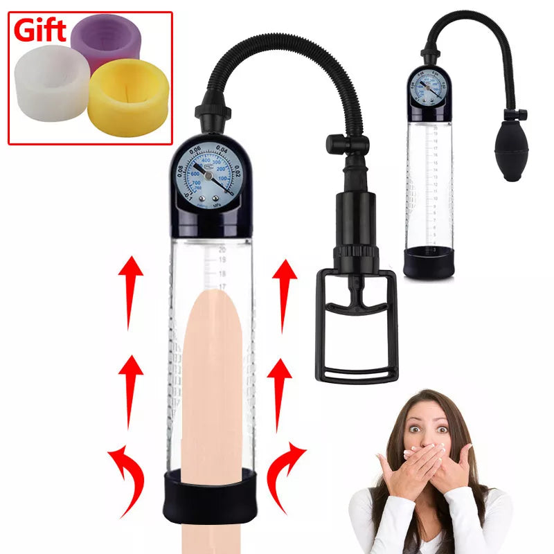 Penis Pump Vacuum Pump Toy for Adult Big Dick Erection Trainer Penis