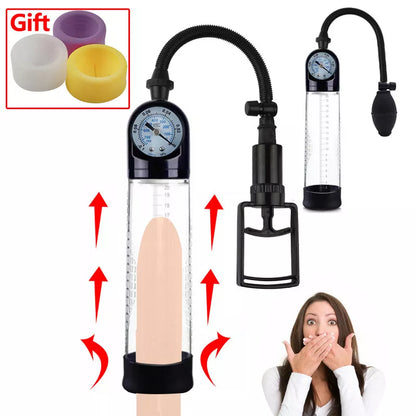 Penis Pump Vacuum Pump Toy for Adult Big Dick Erection Trainer Penis