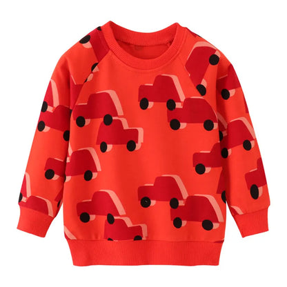 Jumping Meters New Arrival Animals Kids Sweatshirts Cartoon Boys Girls