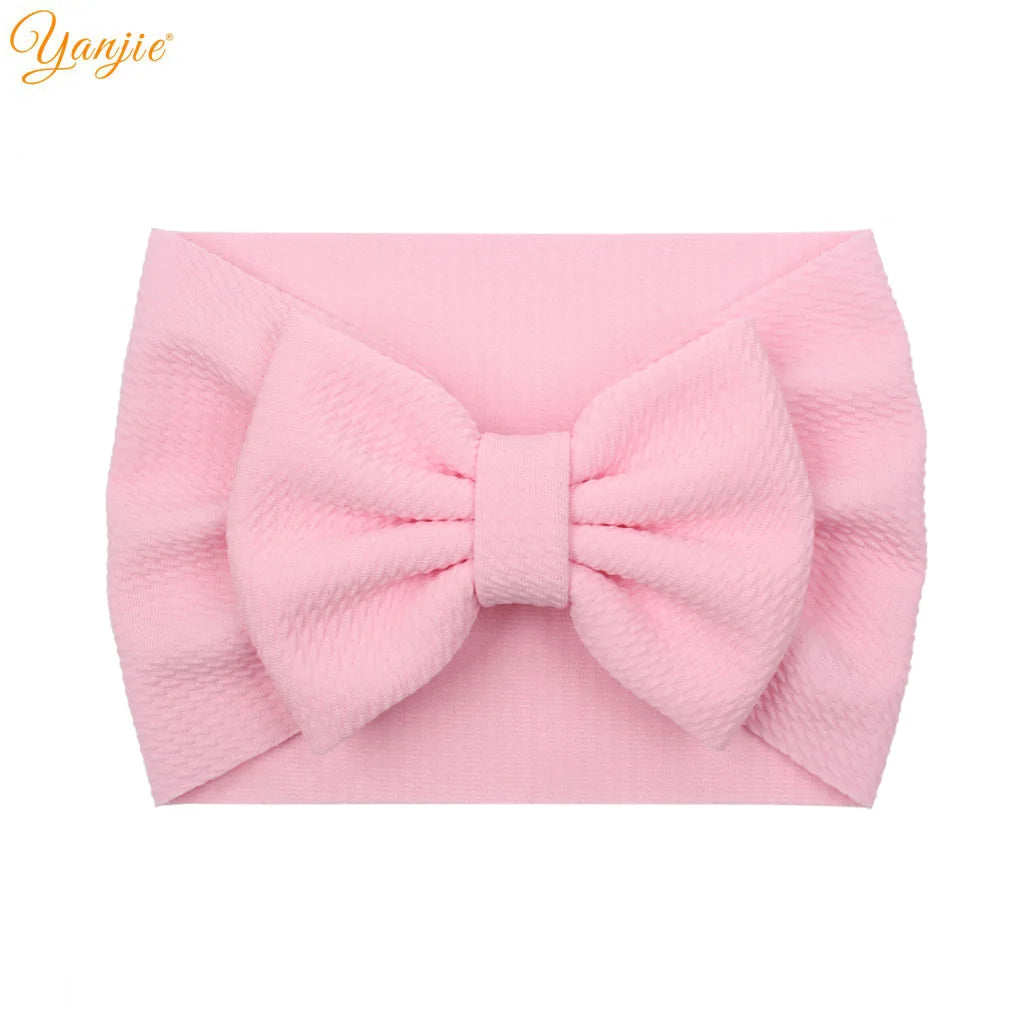 YANJIE 2023 New Turban Fashion 5'' Hair Bows Headband