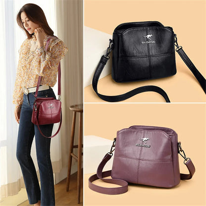 Women Embroidery Tote Bag High Quality Leather Ladies Handbags