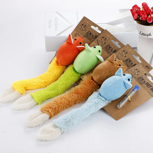 Pet Cat Toy Interactive Cats Teaser Toys Long Tail Mouse Toy Scratch Playing