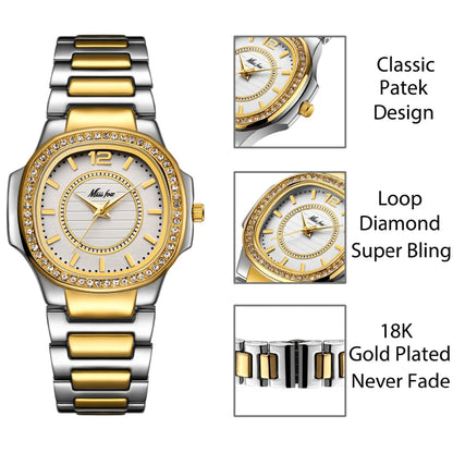 Dropshipping New 2020 Hot Selling Wrist Watches for Women Stainless Steel Gold