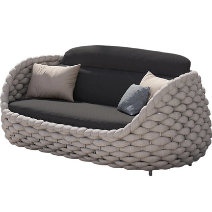 Rattan Chair Sofa Outdoor Terrace Sofa Tea Table Combination Living Room