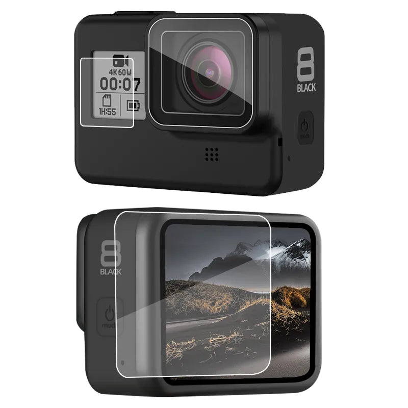 Tempered Glass Screen Protector for Gopro Hero 8 Sport Camera Screen Protector