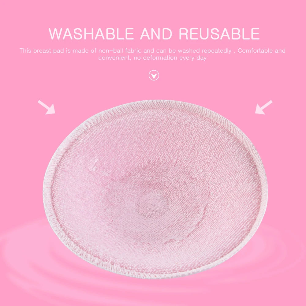 Surface Cotton + Sanitary Sponge Reusable Breast Nursing Pads Soft 3D Cup