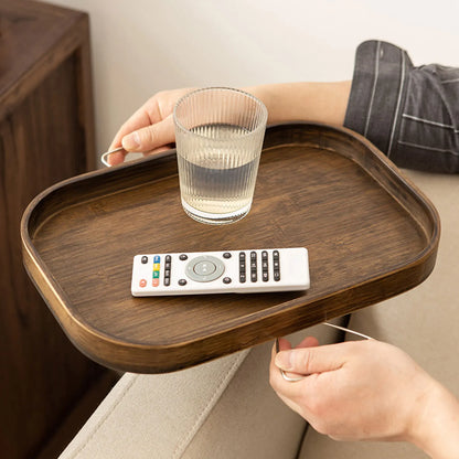 Sofa Armrest Clip Table Tray Wooden TV Table and Side Tables