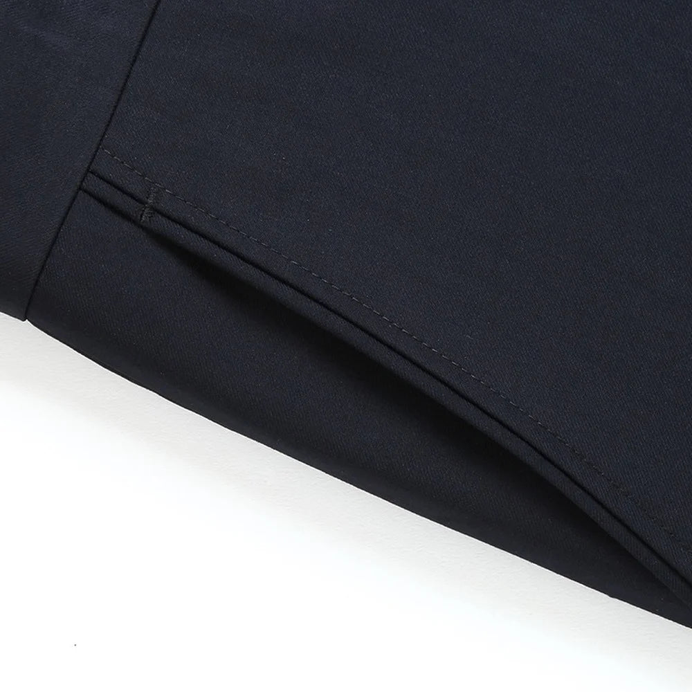 Summer Men Business Thin Silk Pants 29-56 Male Big Size Formal Classic Black.