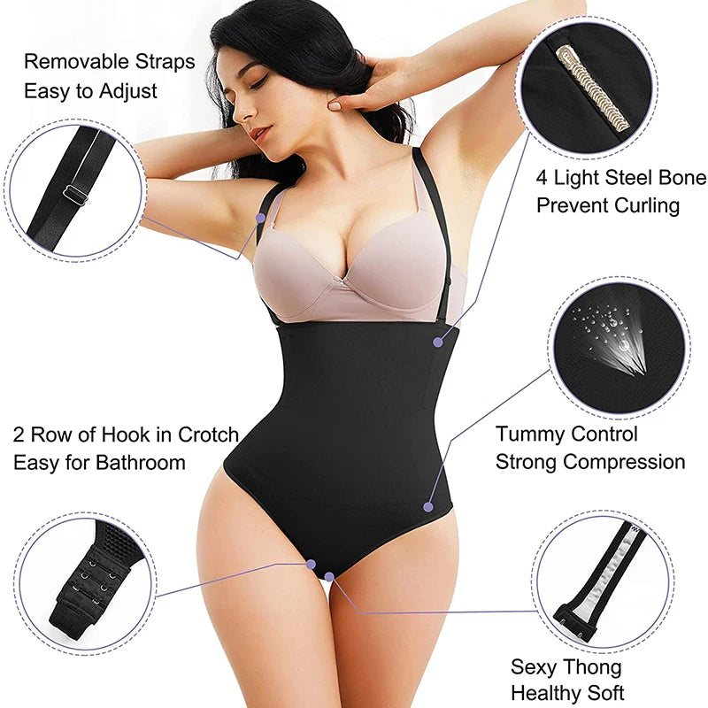 Bodysuit Shapewear Women Full Body Shaper Tummy Control