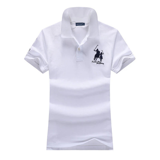 High-Quality Summer New Style Short-Sleeved Women's Big-Horse Polo Shirt Casual