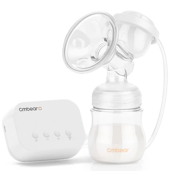 Smart Electric Breast Pump Powerful Nipple Suction USB With Baby Milk Bottle